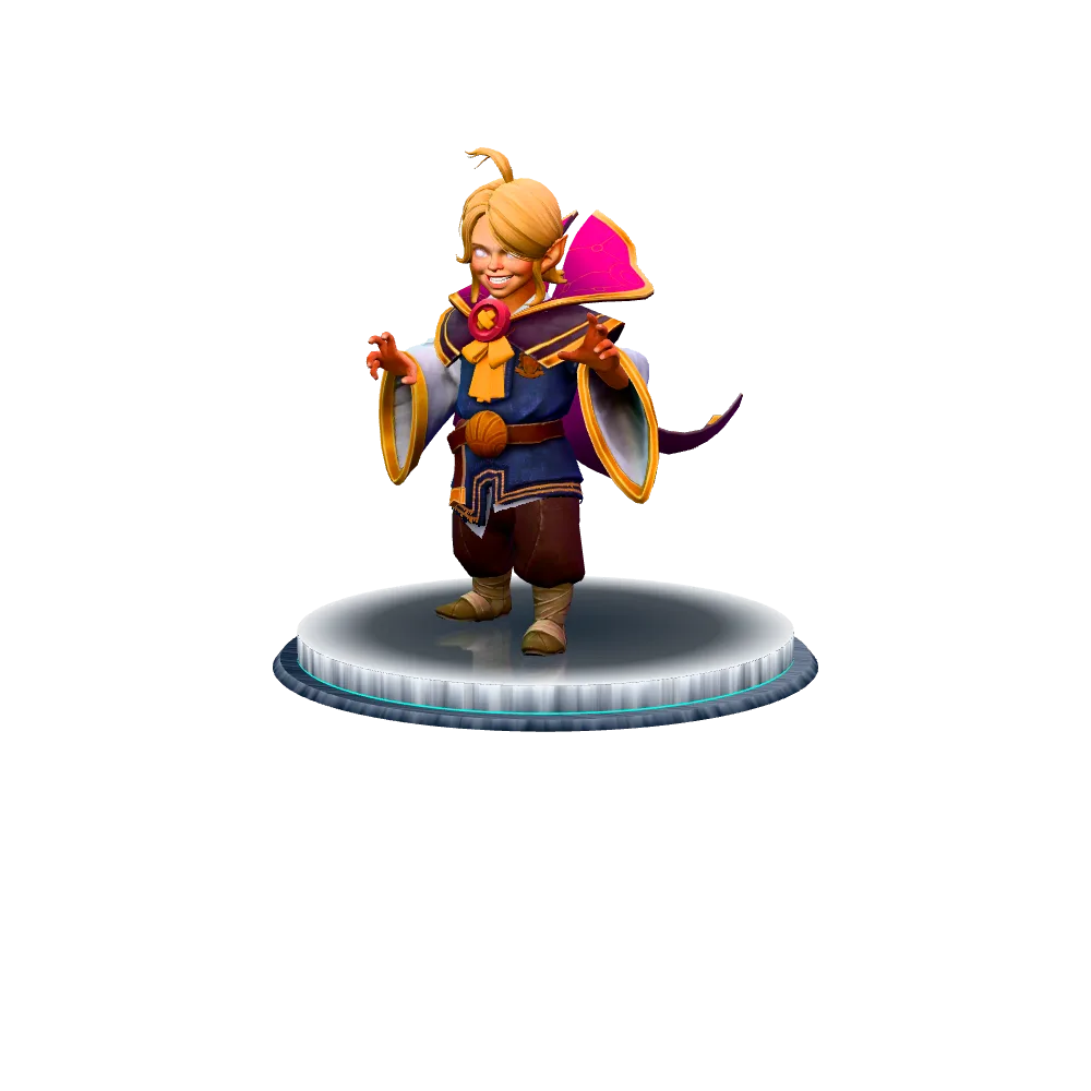 Acolyte of the Lost Arts, the Invoker persona, 3D model