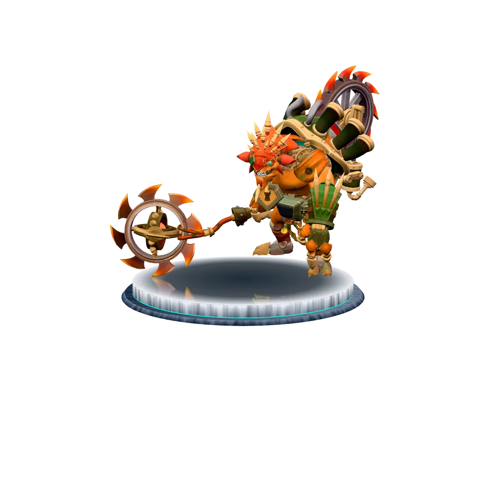 Bristleback Automaton Persona, the Bristleback persona, 3D model