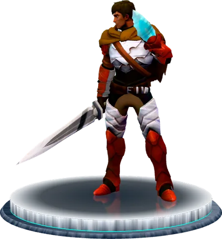 Davion of Dragon Hold, the Dragon Knight persona