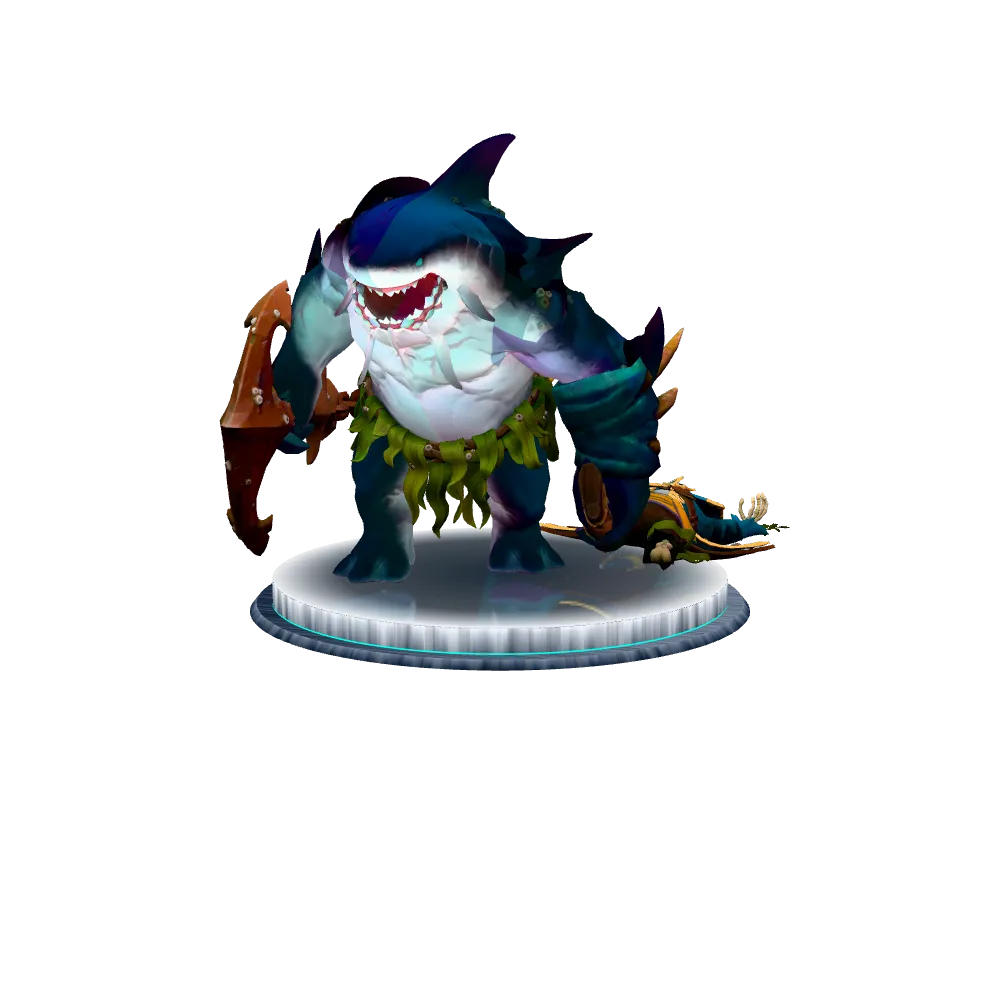 Maw of the Megalodon, the Tidehunter arcana, 3D model