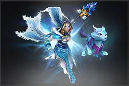 Frost Avalanche, Shawl and Upgraded Blueheart Wolf Pup