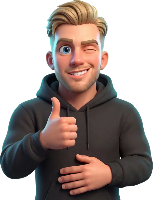 Kevin giving a thumbs up