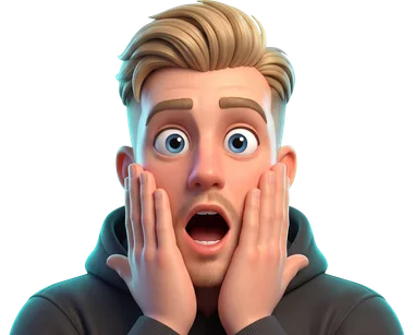 Kevin looks shocked